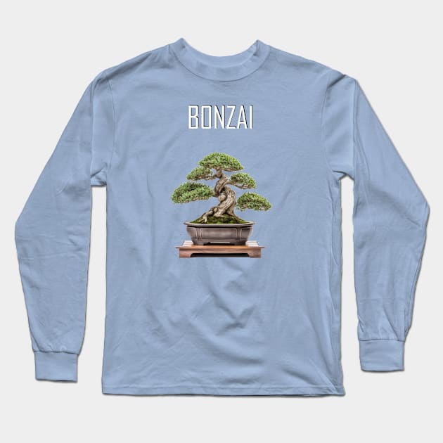 Bonzai! Long Sleeve T-Shirt by Bee's Pickled Art